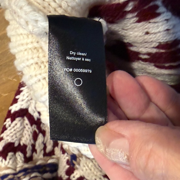 Rag & Bone Willow Fair Isle Wool Turtleneck Sweater M - Picture 7 of 12